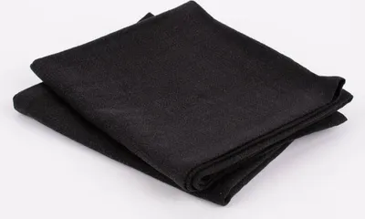 Produktbild von SCHÖNER LEBEN. Geschirrtuch 2er Set Bio Ramie Leinenoptik einfarbig schwarz 40x70cm