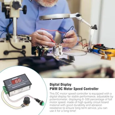 Motor Geschwindigkeitsregler, DC Motor Geschwindigkeitsregler DC 6-60V 12V 24V 36V 48V 30A PWM DC Motor