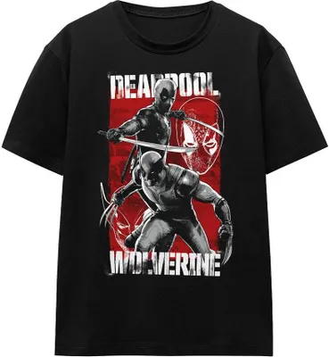 Obrázek produktu pro Deadpool & Wolverine - tričko pánské/dámské uni TV17317 (XXL) (Černá)