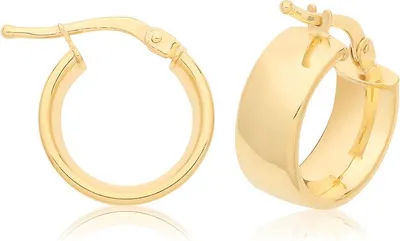 Produktbild von 9 Karat (375) Gold Damen - Paar Creolen - 8mm; TRS35891MM8