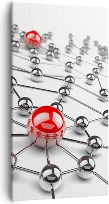 Produktbild von Bild auf Leinwand - Leinwandbild - Abstrakt grafik entwurf computer - 55x100cm - Wand Bild - Wanddeko - Leinwanddruck - Bilder - Kunstdruck - Leinwand bilder - Wandkunst - PA55x100-2550