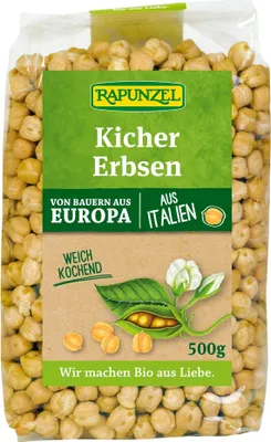 Produktbild von Rapunzel - Kichererbsen aus Europa - 500g