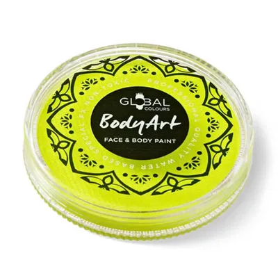 Image de Peinture faciale globale jaune fluo
