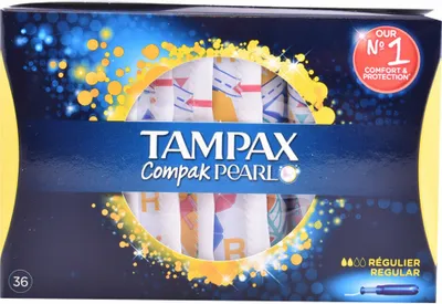 Zdjęcie produktu dla Tampax Pearl Compak Regular 36 sztuk