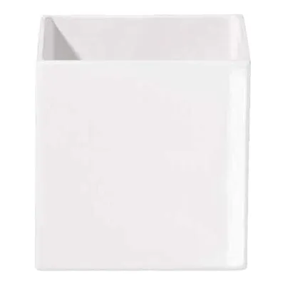 Zdjęcie produktu dla ASA Übertopf, weiß QUADRO 10 x 10 cm, H. 10 cm 4601005  Vorteilsset beinhaltet 4 x den genannten Artikel und Geschenk + Spende