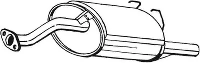 Produktbild von Bosal Endschalldämpfer  163-729