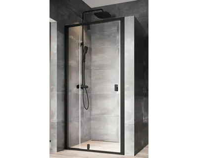 Produktbild von Sprchové dveře do niky RAVAK Nexty NDOP2-120 black+Transparent 03OG0300Z1