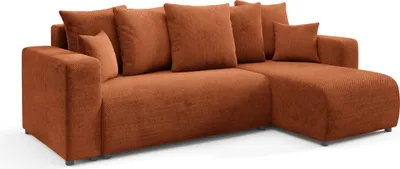 Produktbild von KEF Ecksofa Laura – L-Form – 247x88x145 cm – Mit Schlaffunktion – Liegefläche 135x200 cm – Universell Rechtsseitig oder Linksseitig - Onega 11