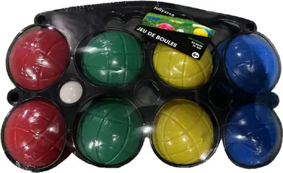 Productafbeelding van JollyStar Boelset – 8 ballen + doelbal – speelplezier voor buiten