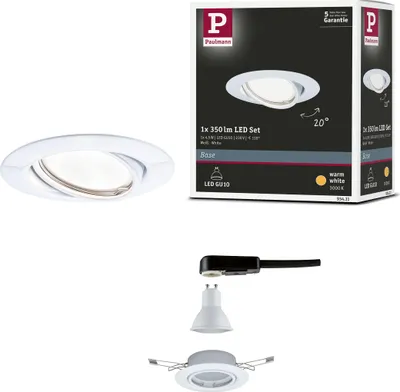 Obrázek produktu pro Paulmann LED vestavné svítidlo Base s jedním světlem otočné
