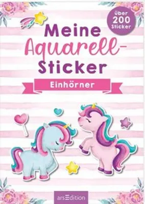 Obrázok produktu pre Meine Aquarell-Sticker - Einhörner