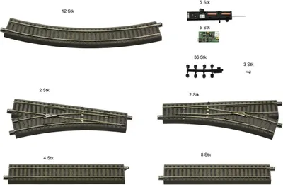 Produktbild von Roco 51250 H0 geoLINE mit Bettung Ergänzungs-Set