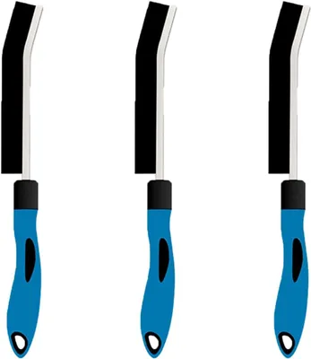 Produktbild von Eckreinigungsbürste blau, 3 Stk., Fugenbürste, Spaltenbürste, für Badezimmer