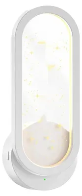 Produktbild von Mini Luftreiniger - Ionisator für Toilette & Haustiere - wandmontierter Geruchsentferner - leises Nachtlicht - 220 V - weiß