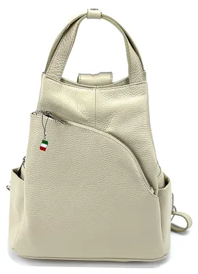 Produktbild von Florence Leder Rucksack Cityrucksack beige OTF613C