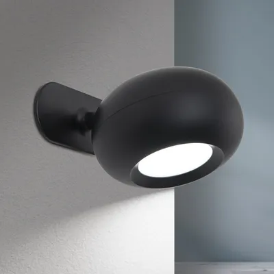 Produktbild von LED Wand- und Tischleuchte, Tischlampe, Lampe für Lesen, Büroarbeit, anpassbar, dimmbar, aufladbar mit Akku, Schwarz