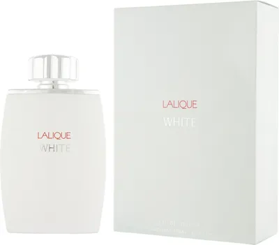 Produktbild von Lalique White 125ml, Männer, 125 ml, Bergamotte, Zitrone, Bergamot,Lemon, Kardamom, Muskatnuss, Pfeffer, Violett, Cardamom,Nutmeg,Pepper,Violet (flower)