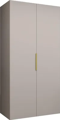 Produktbild von MEBLE KRYSPOL, Kleiderschrank, Schrank 100 cmx202x52, Kaschmir, Gold