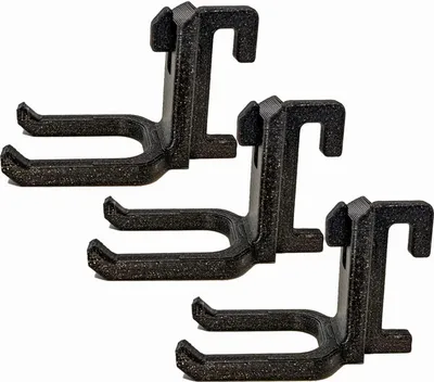 Produktbild von 3x Halterung Doppel Haken für IKEA Skadis Lochwand Zubehör Werkzeug  Schmuck