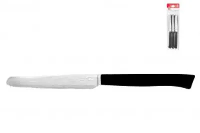 Produktbild von HOMe Set: 6 Messer, verschiedene Farben, Edelstahl und Kunststoff, Farbe: Schwarz