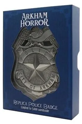 Zdjęcie produktu dla Replika policyjnej odznaki z gry „Arkham Horror” – edycja limitowana