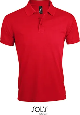 Immagine prodotto di SOLs 00571 | Polo da uomo Prime - Colore: Rosso - Taglia: M