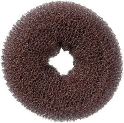 Produktbild von Comair Knotenrolle (Nest) braun 9cm 10g Hair roll round brown 9cm 10gr