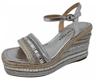 Produktbild von Alma En Pena Keilsandalette Silber