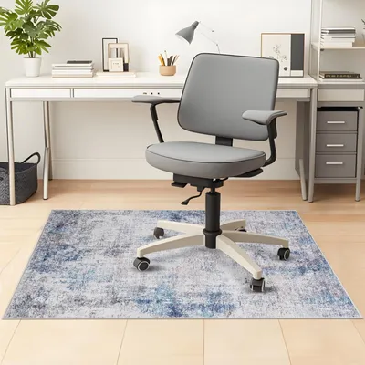 Image de Tapis de sol pour chaise de bureau, 120x150 cm - Protège les sols en bois dur