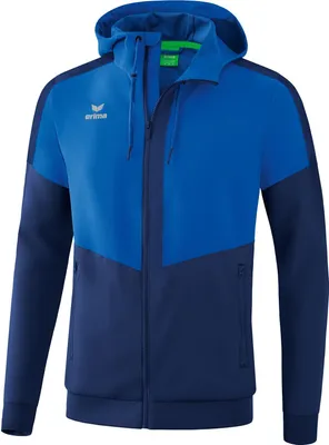 Produktbild von Erima Squad Tracktop Jacke Mit Kapuze Herren - New Royal / New Navy