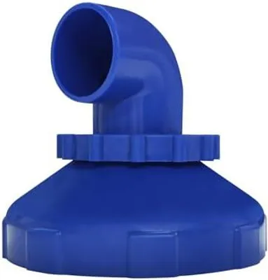 Produktbild von Pool Einlaufdüse 360° Drehbar für Intex Bestway Pool Düse Auslass Ausströmer Zubehör, Einströmdüse 32mm für Stahlwandpool, Pool-Zubehör, Schlauchanschluss 32mm (Blau)