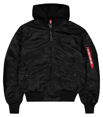 Produktbild von Alpha Industries MA-1 ZH Back Print Bomberjacke für Herren Black/White