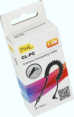Produktbild von Pixel Adapterkabel 2,5mm fuer Studioblitze PC-Sync Buchse - passend fuer Pixel Pawn / Soldier (CL-PC)