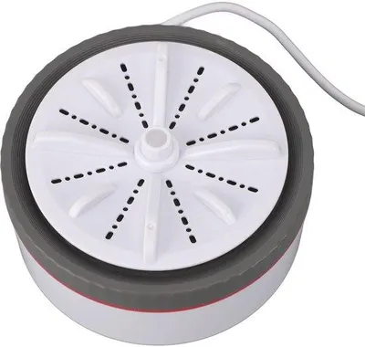 Zdjęcie produktu dla Przenośna pralka – Mini-pralka do podróży – Kompaktowa i wydajna – Szara – Wielofunkcyjna zmywarka – Idealna na kemping i...