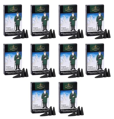 Produktbild von Crottendorfer Räucherkerzen Weihrauch 10er Pack 24 Stück Weihnachten Duftkerzen