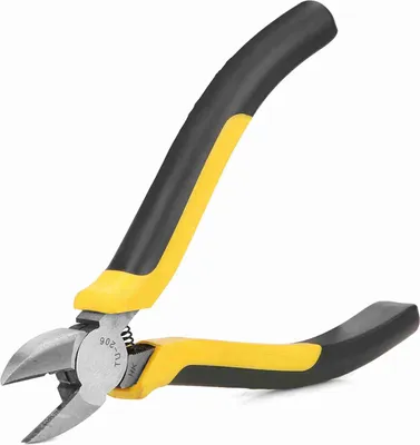 Image de pince diagonale électronique de 6 pouces Coupe-câbles Outil coupe-fil TU-206
