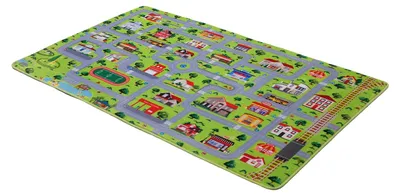 Obrázok produktu pre Podložka pod hračky, protišmyková, extra veľká, sivá, 120 x 160 cm