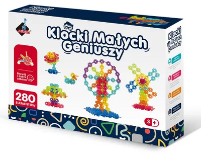 Image de Klocki Śnieżynki Małych Geniuszy 280 elementów