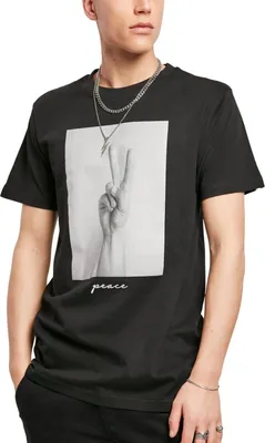 Produktbild von Mister Tee Grafik Shirt - PEACE SIGN schwarz - L