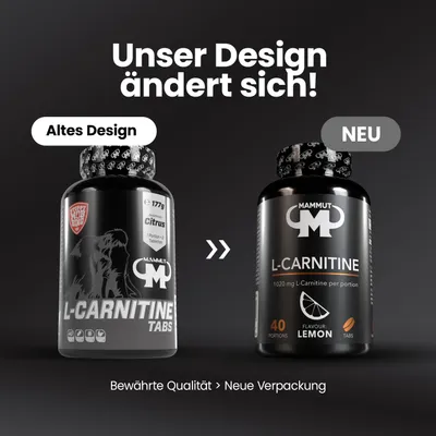 Produktbild von Mammut Nutrition - L-Carnitine Tabs - 80 Stück/Dose