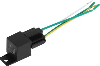 Produktbild von 4 Pins 60V 40A Auto-Relais mit Kunststoff-Aufhängeloch mit Kabelbaumsteckdose Wasserdichtes Auto-Relais 1 Stück