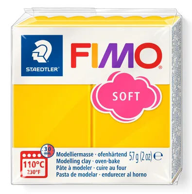 Obrázek produktu pro FIMO, modelovací hmota, plastelína Sunhine žlutá soft normal