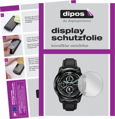 Produktbild von 2x Schutzfolie für TicWatch Pro 3 GPS klar Displayschutzfolie Folie Display Schutz dipos