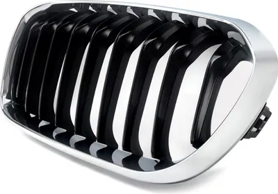 Immagine prodotto di Griglia paraurti anteriore – Cromo + Nero – Per BMW Serie 1 F20/F21 LCI (2015-2019) – Accessori auto