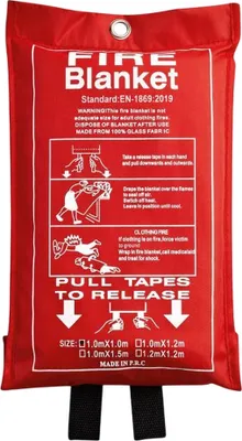 Produktbild von MidOcean - Feuerlöschdecke "Blake" MO1502 (Einheitsgröße) (Rot)