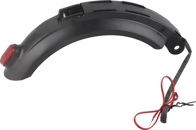 Obrázok produktu pre Dilwe Black 8in Electric Scooter zadné blatníky Blatníky s výkyvnými svetlami, protišmykové pre čistejšie jazdy