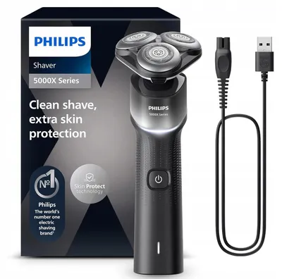 Produktbild von Elektrischer Philips Rasierer Serie 5000X X5004a für Trocken- und Nassbart