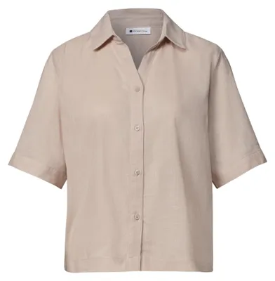 Produktbild von Street One QR buttoned shirtcollar bl
