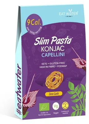 MAKARON (KONJAC) CAPELLINI BEZGLUTENOWY BIO 270 g (200 g) - SLIM (EAT WATER)