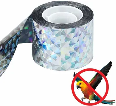 Imagen del producto de Cinta reflectante para disuadir aves, 80 metros, protección para aves en jardines